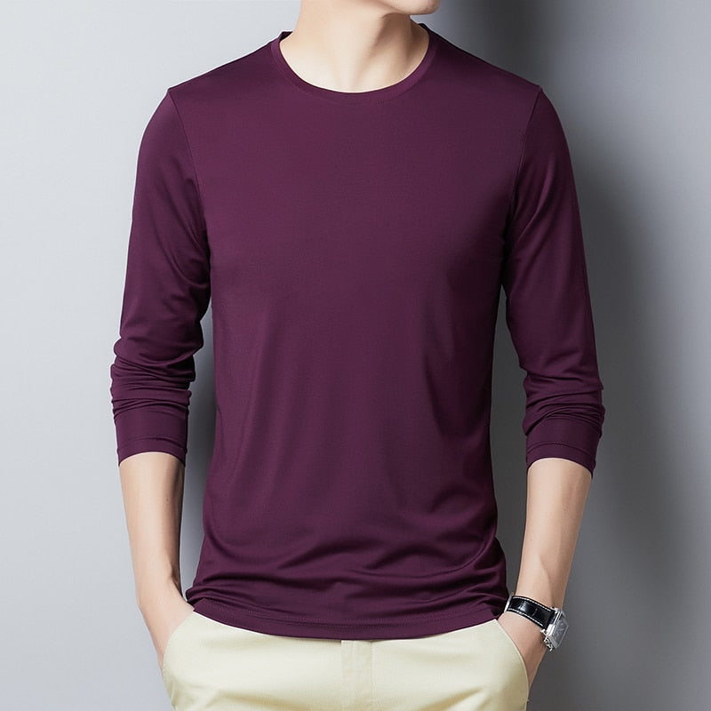 XS-XXL Cotton Long Sleeve Tee -6 COLOURS