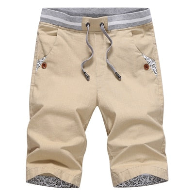 Summer Cargo Elastic Waist Shorts