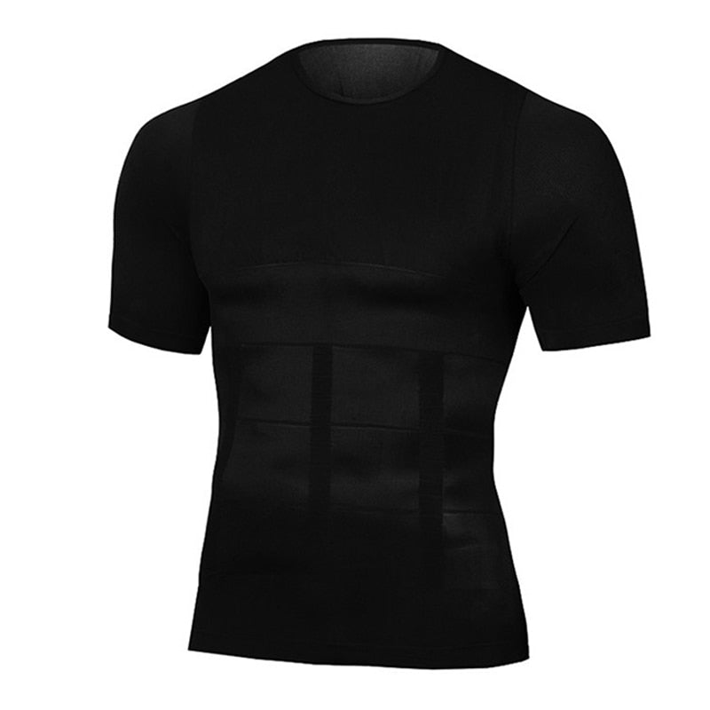 S-3XL Men's Slimming Body Shaper and Corrective Posture Control Shirt