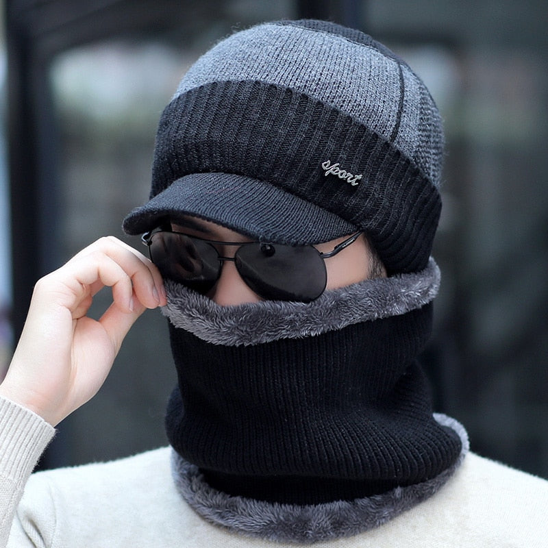 Visor Beanie/Snood - 4 colours