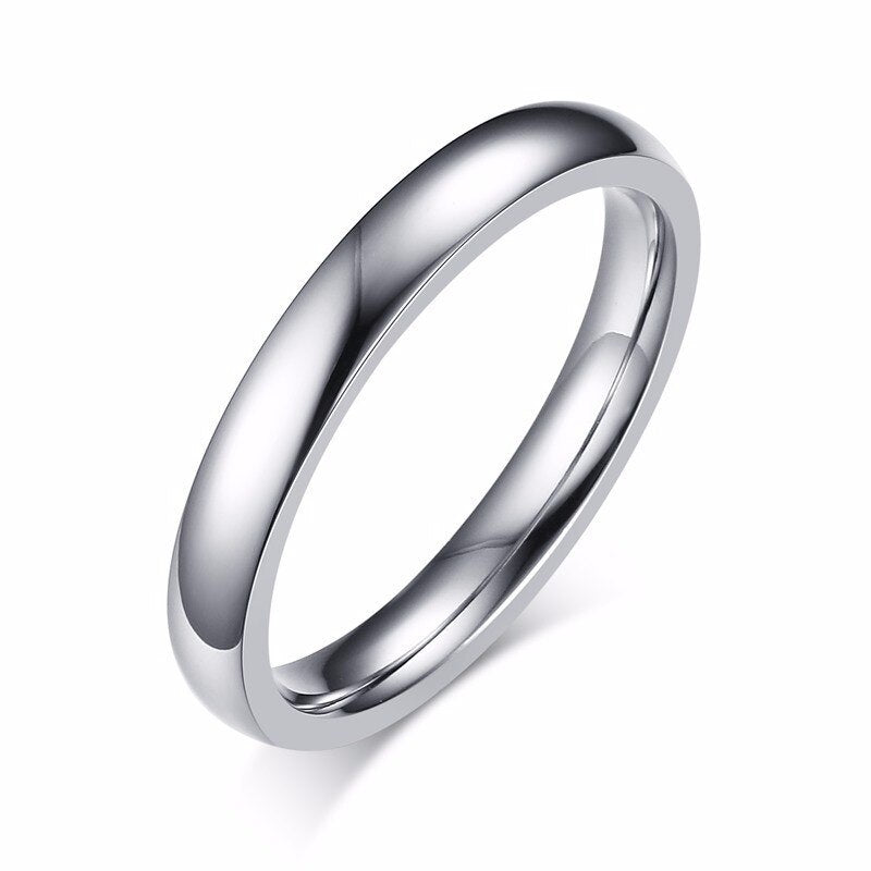 3mm Men's Stainless Steel Engagement/Wedding Ring