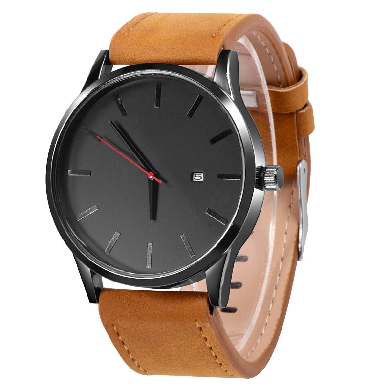 Leather Strap Watches - 4 colours