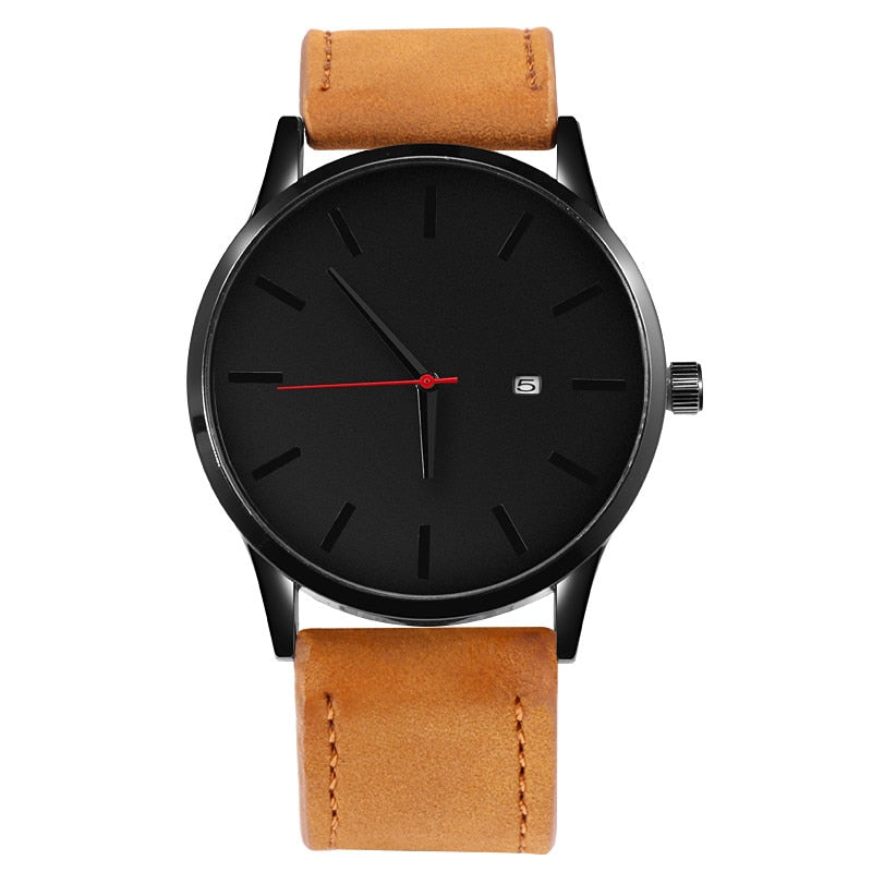 Leather Strap Watches - 4 colours