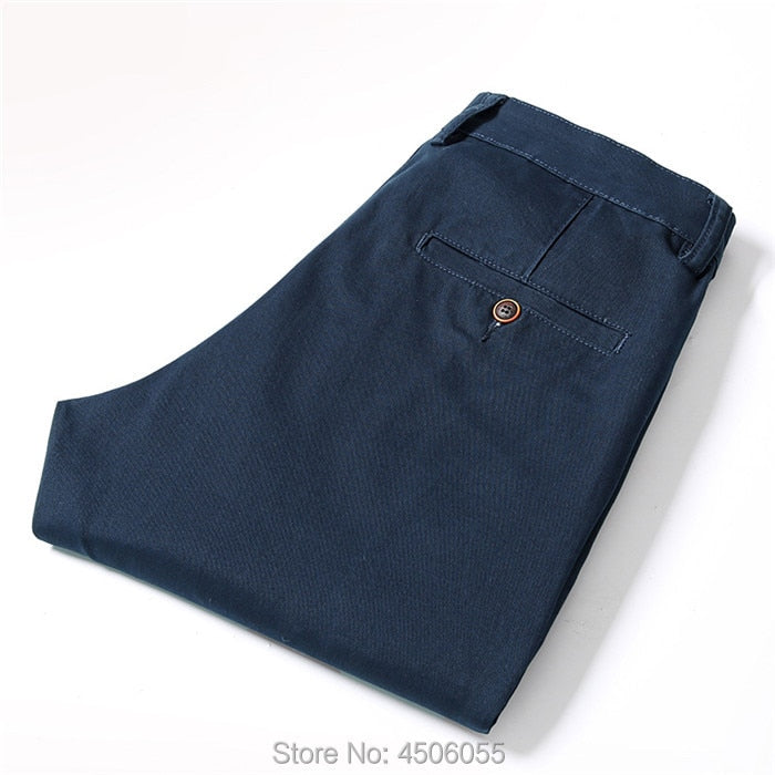 Straight Cotton Stretch Pant - 5 Colours