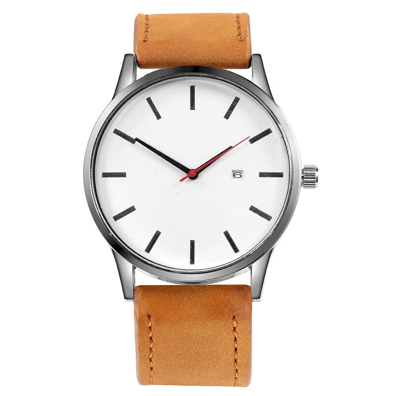 Leather Strap Watches - 4 colours