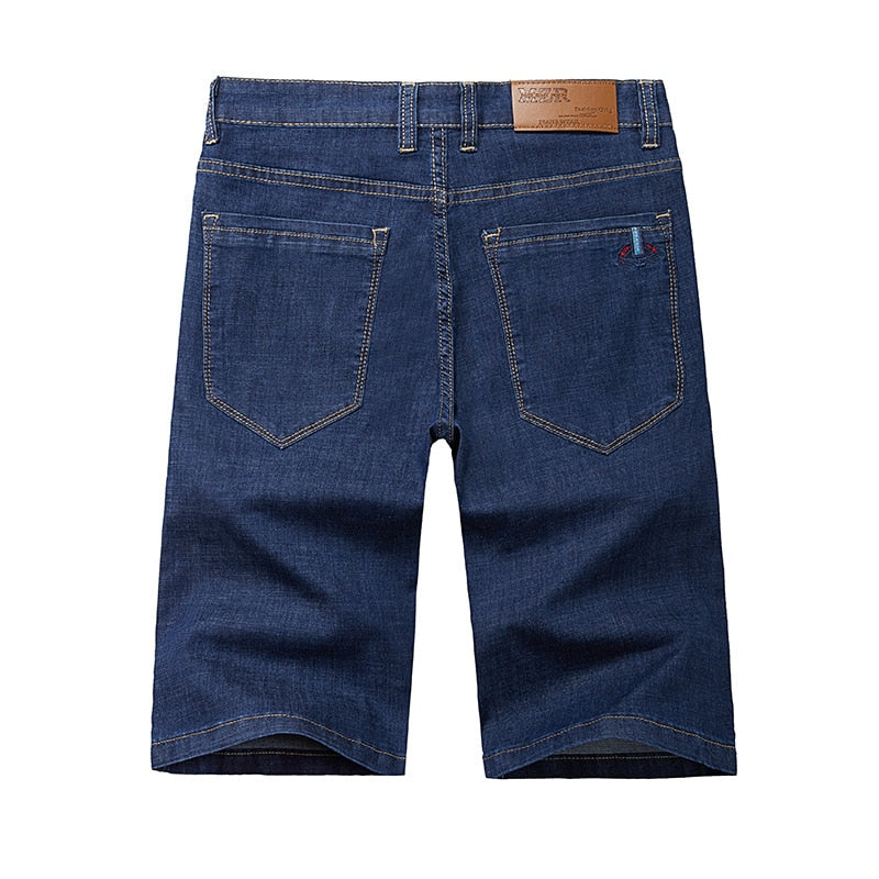 Men Denim High Waist Shorts