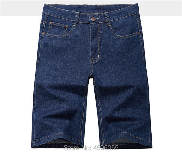 Men Denim High Waist Shorts