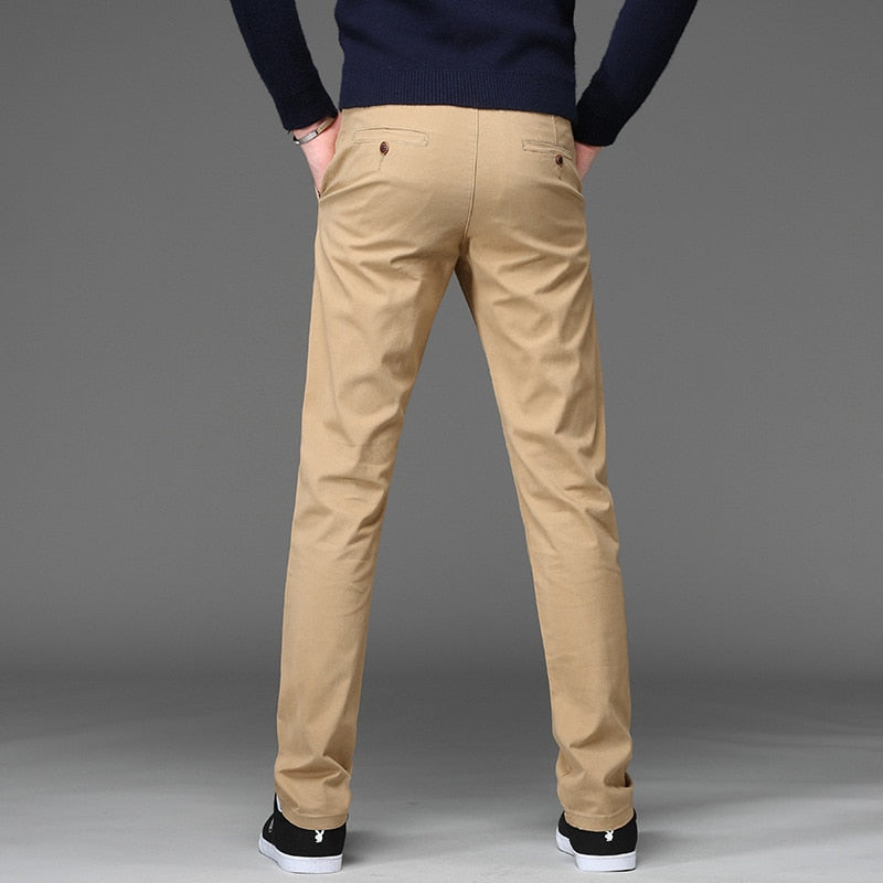 Straight Cotton Stretch Pant - 5 Colours