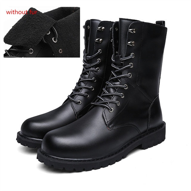 Leather Motorcycle  Boots - 2 Colours