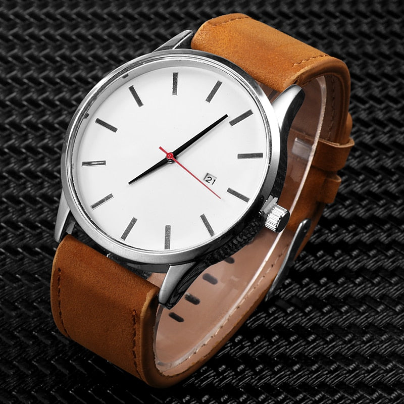 Leather Strap Watches - 4 colours