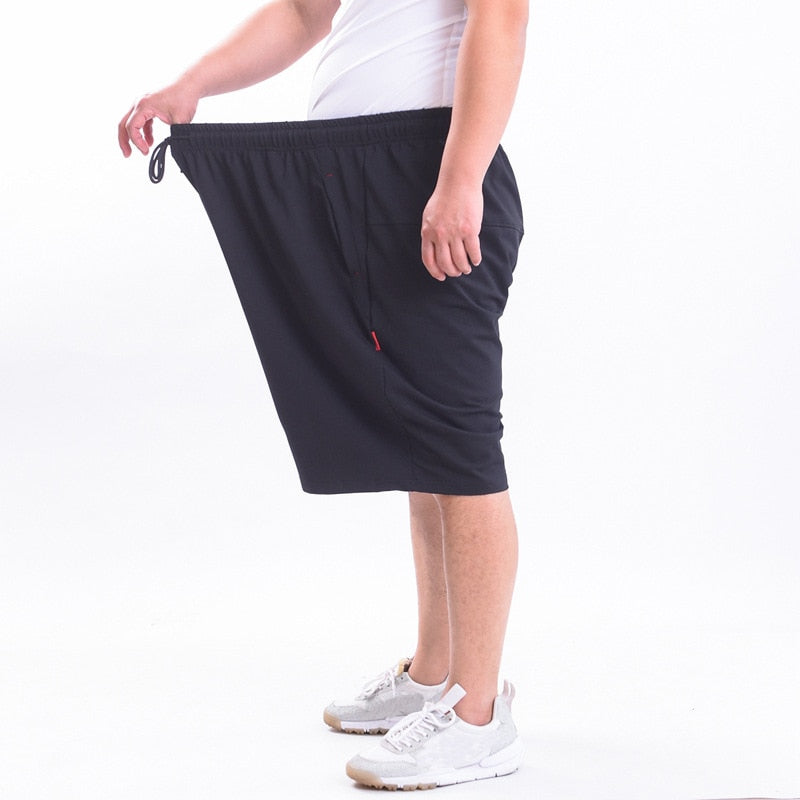 6XL-12XL Elastic Sports Shorts - 2 COLOURS