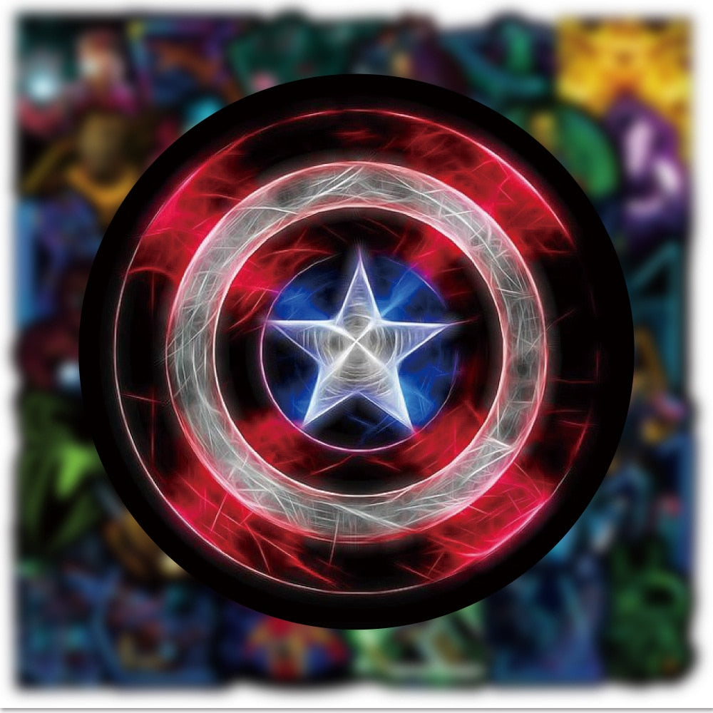 Marvel Neon Stickers