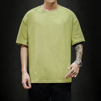 XS-4XL Oversized Hip Hop Short Sleeve Tees - 12 colours