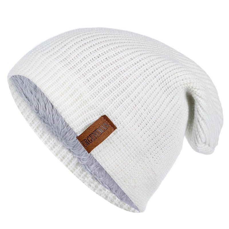 Warm Knitted Beanie - many colours