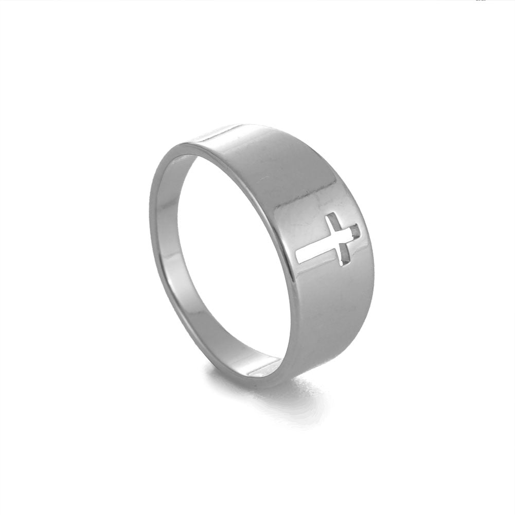 Cross Stainless Steel Rings - 3 styles