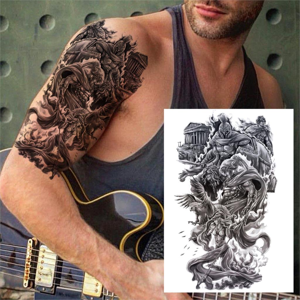 Large Test Tattoo Shoulder/Chest/Thigh - Many Styles