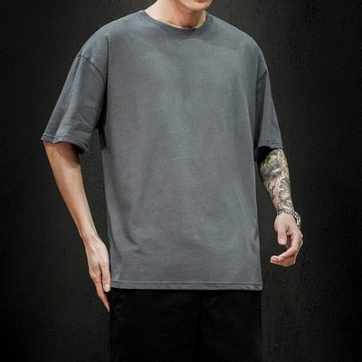 XS-4XL Oversized Hip Hop Short Sleeve Tees - 12 colours