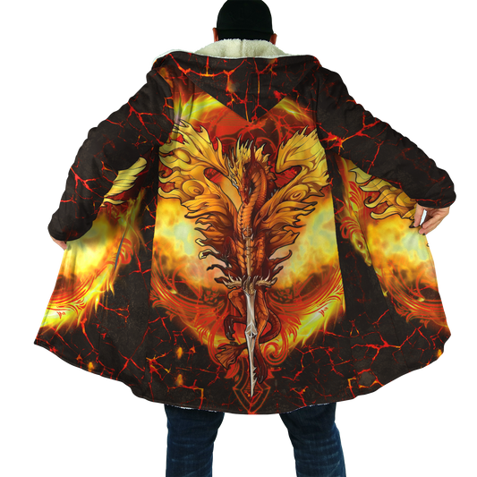 S-5XL Dragon Hooded Cloaks