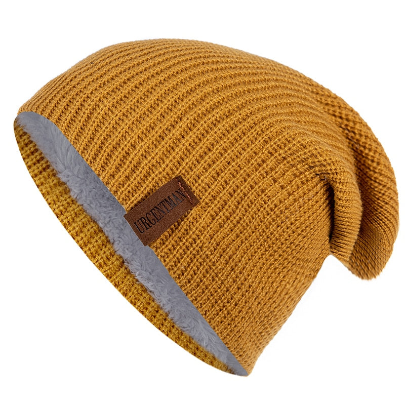 Warm Knitted Beanie - many colours