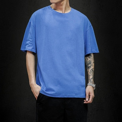 XS-4XL Oversized Hip Hop Short Sleeve Tees - 12 colours