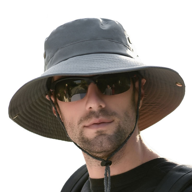 Panama Wide Brim Bucket Hat  - MANY COLOURS