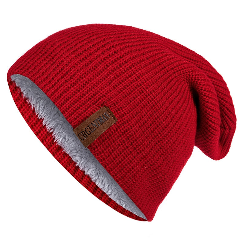 Warm Knitted Beanie - many colours