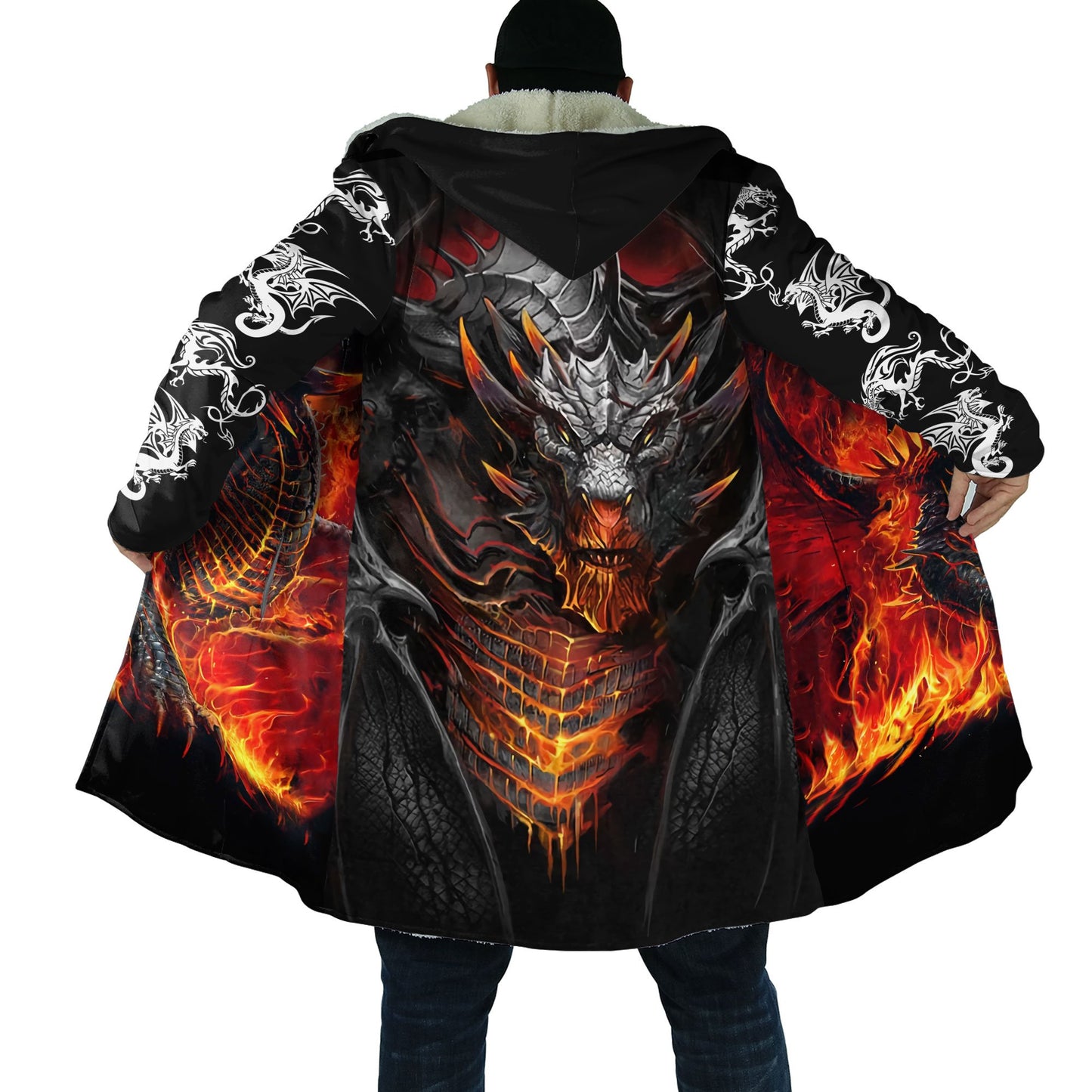 S-5XL Dragon Hooded Cloaks