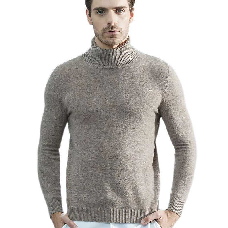 100% Merino Turtleneck Jumpers - 10 COLOURS