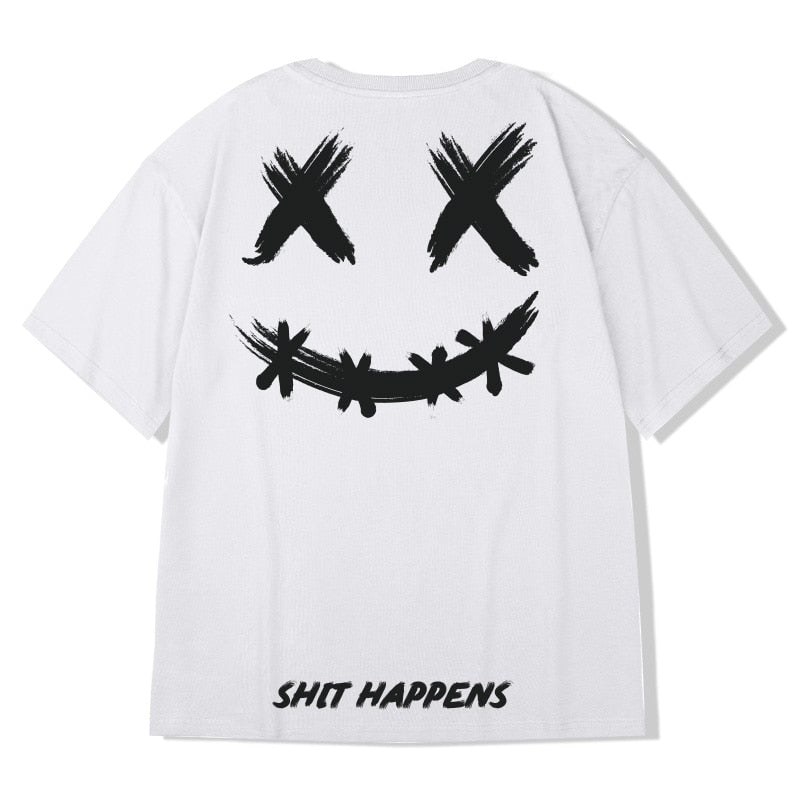 S-3XL Shit Happens Tee - 3 COLOURS