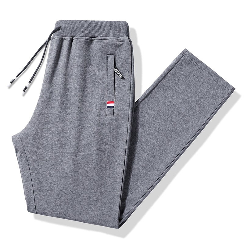 S-7XL Elastic Waist Cotton Track Pants