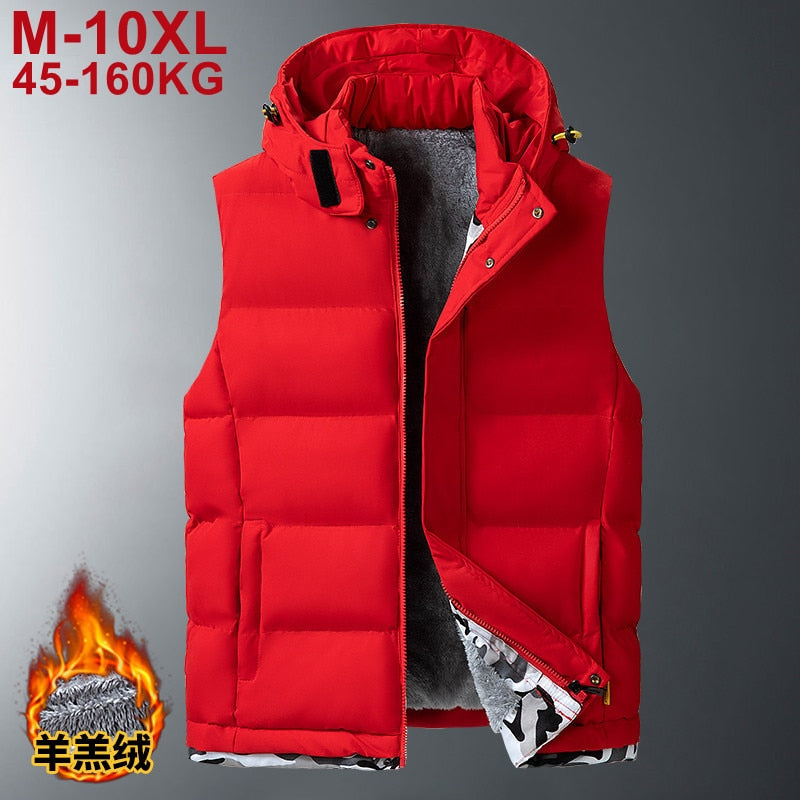 S-8XL Fleece Sleeveless Jacket - 4 colours