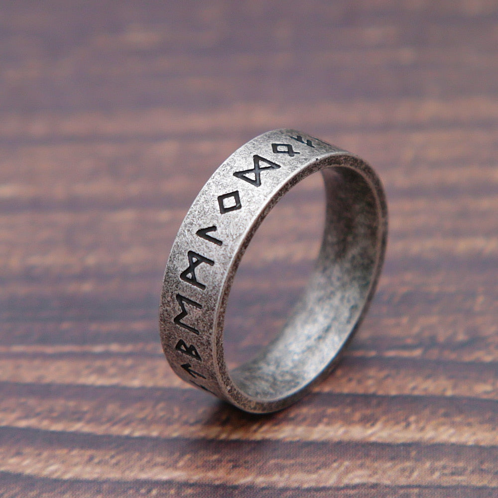 Nordic Viking Runes Ring