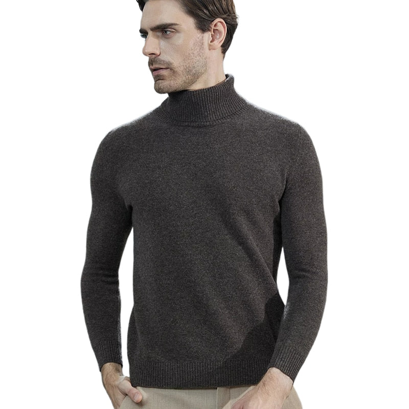 100% Merino Turtleneck Jumpers - 10 COLOURS