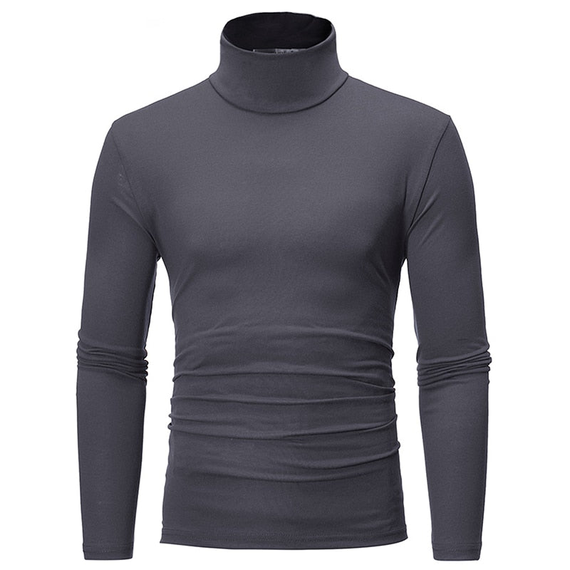 XS-XL Casual Slim Fit Basic Turtleneck  - 7 colours