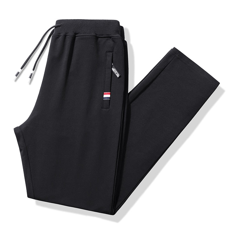 S-7XL Elastic Waist Cotton Track Pants
