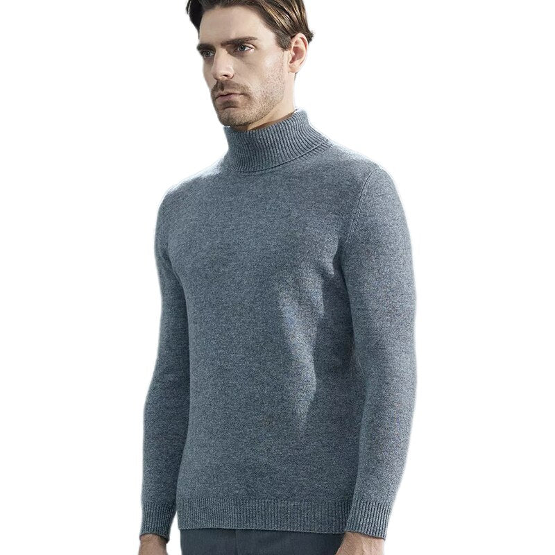 100% Merino Turtleneck Jumpers - 10 COLOURS