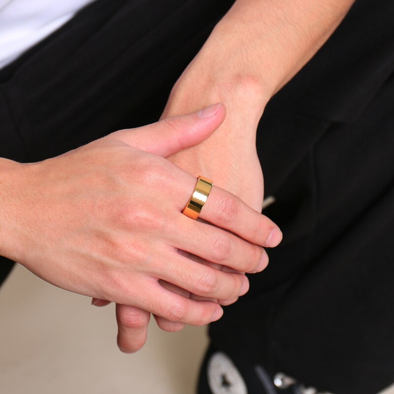 8mm Ring/Wedding Band - gold or silver