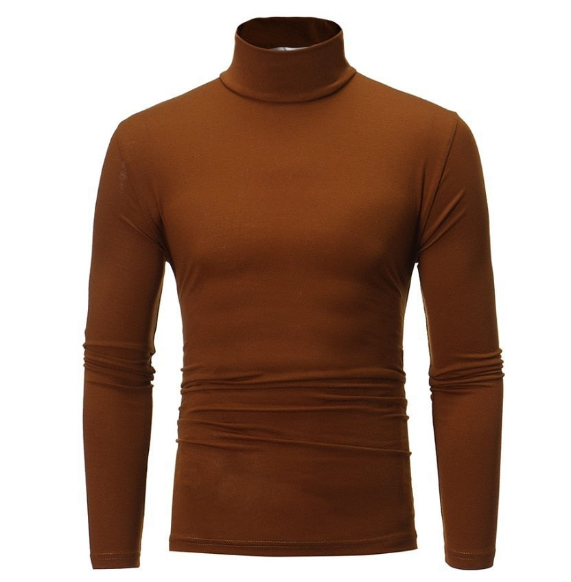 XS-XL Casual Slim Fit Basic Turtleneck  - 7 colours