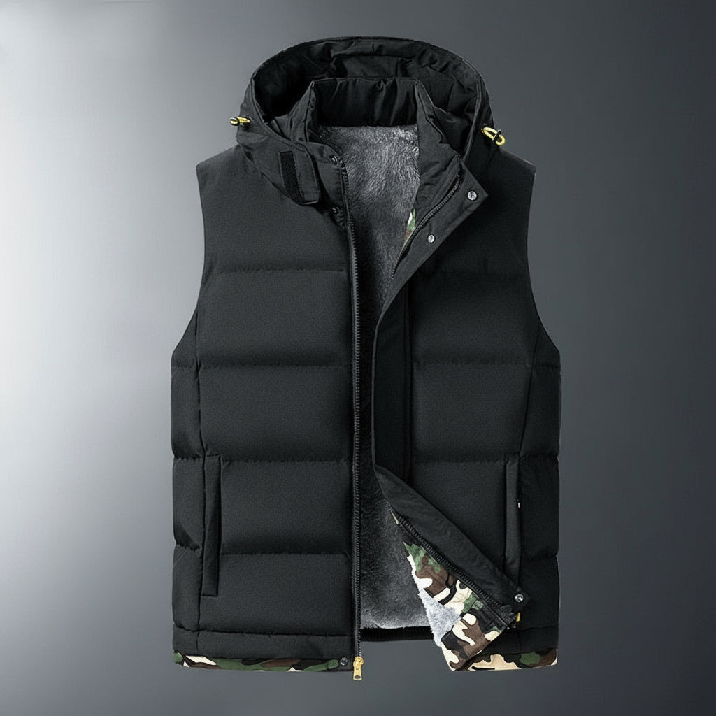 S-8XL Fleece Sleeveless Jacket - 4 colours