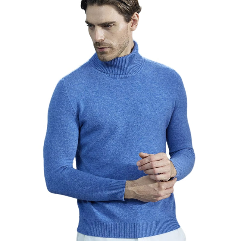 100% Merino Turtleneck Jumpers - 10 COLOURS