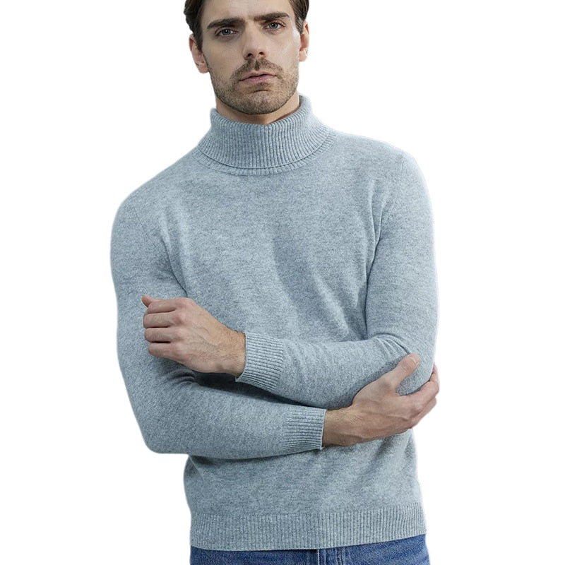 100% Merino Turtleneck Jumpers - 10 COLOURS
