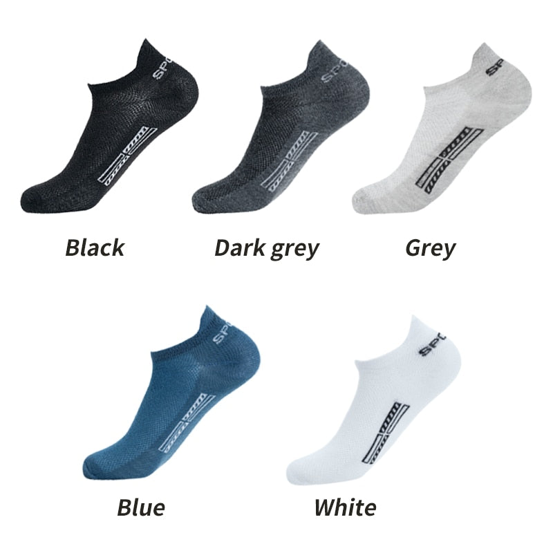 5 Pack Ankle Sports Socks