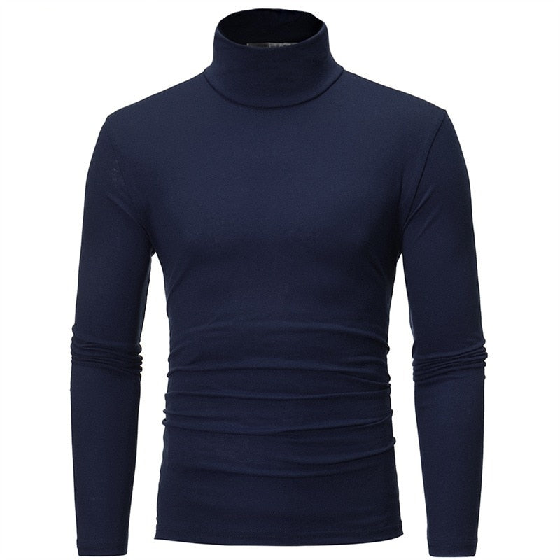 XS-XL Casual Slim Fit Basic Turtleneck  - 7 colours