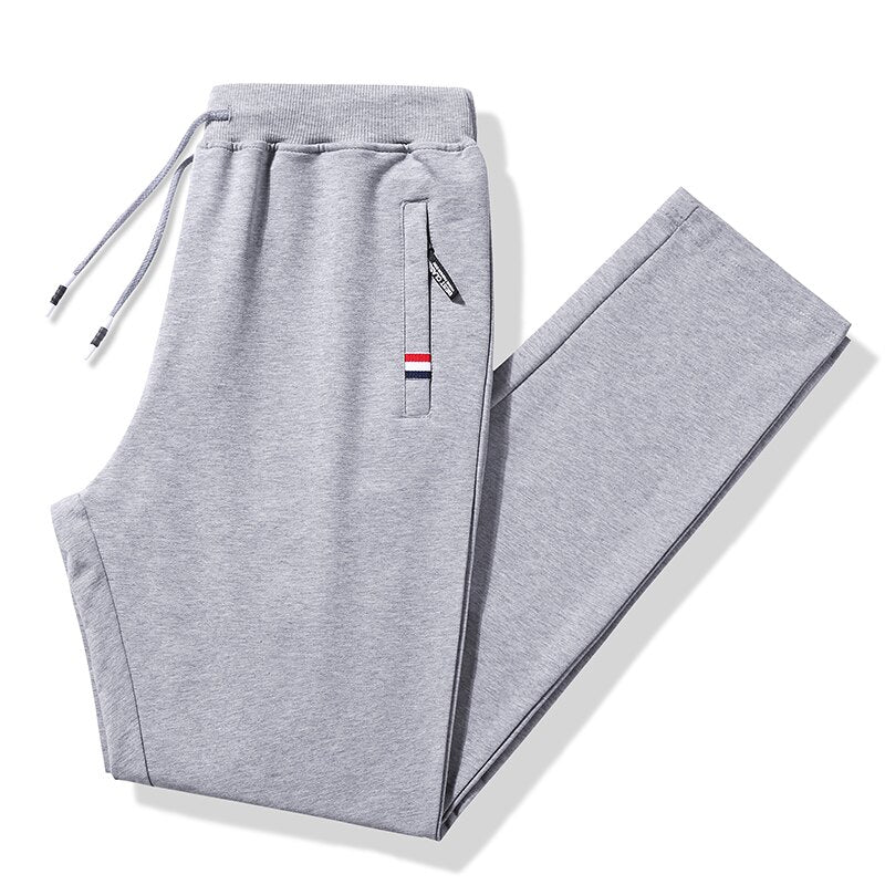 S-7XL Elastic Waist Cotton Track Pants