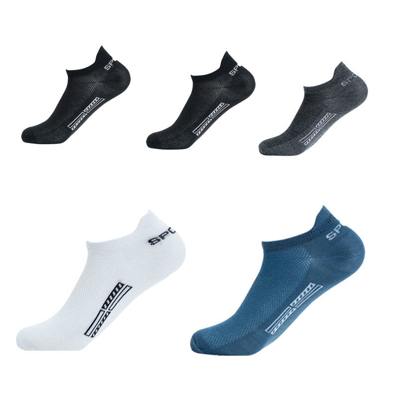 5 Pack Ankle Sports Socks