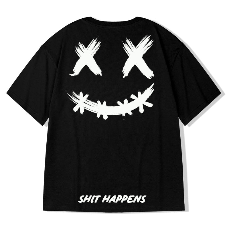 S-3XL Shit Happens Tee - 3 COLOURS