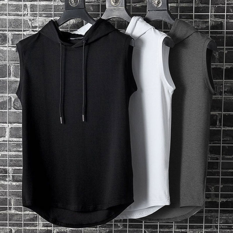 Tommy Sleeveless Hoodie Vest