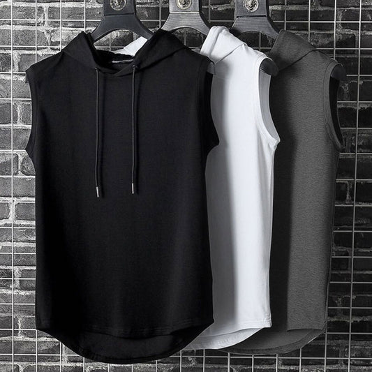 Tommy Sleeveless Hoodie Vest