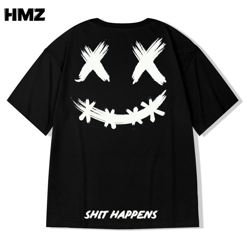 S-3XL Shit Happens Tee - 3 COLOURS