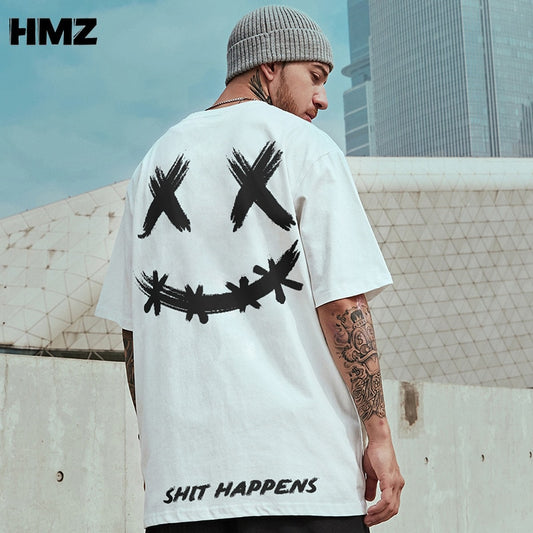 S-3XL Shit Happens Tee - 3 COLOURS